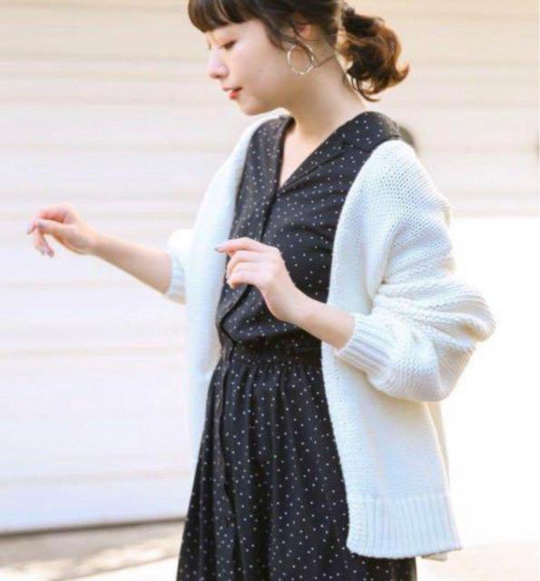 LOWRYS FARM☆ローゲージカーディガン/美品 < ブランド  LOWRYS FARM☆ローゲージカーディガン/美品 < ブランドの
