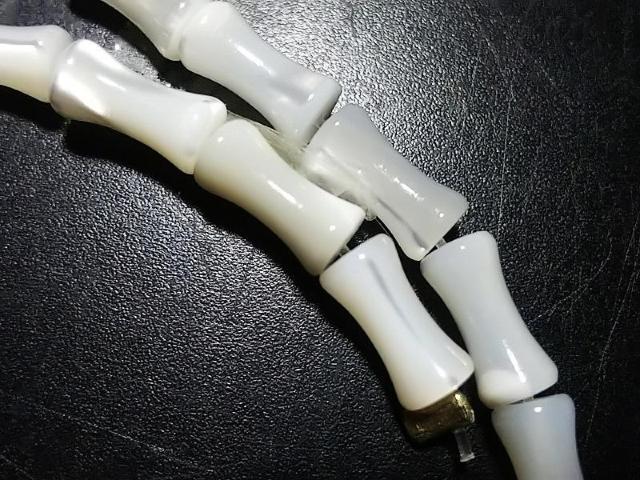 天然石★MOP バンブー 半連 < 女性アクセサリー/時計 天然石★MOP バンブー 半連 < 女性アクセサリー/時計の