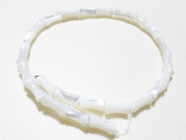 天然石★MOP バンブー 半連 < 女性アクセサリー/時計 天然石★MOP バンブー 半連 < 女性アクセサリー/時計の