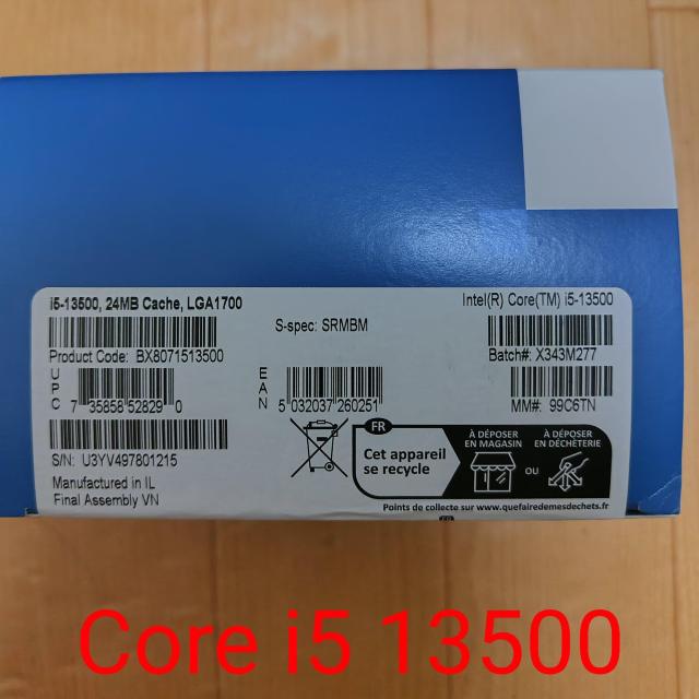Intel Core i5 13500 �� PC�{��/���Ӌ@��� 