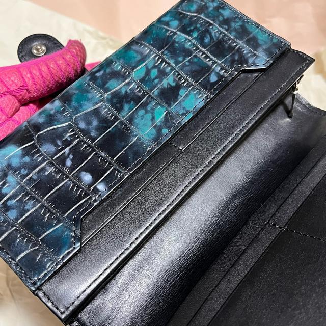 【最高級】【美品】【JRA認定】 クロコダイル レザー 長財布 目地染め 希少 < 女性ファッション 【最高級】【美品】【JRA認定】 クロコダイル レザー 長財布 目地染め 希少 < 女性ファッションの