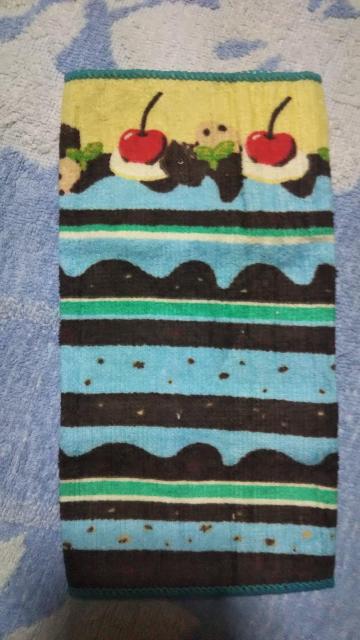 未使用新品 スイーツ柄ミニタオルハンカチ ブルー 送料無料即決 < 女性ファッション 未使用新品 スイーツ柄ミニタオルハンカチ ブルー 送料無料即決 < 女性ファッションの