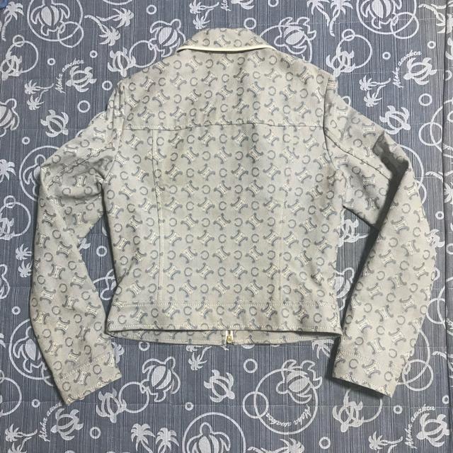 スーパーレア オールド セリーヌ マカダム デニムジャケット Gジャン 38 < ブランド スーパーレア オールド セリーヌ マカダム デニムジャケット Gジャン 38 < ブランドの