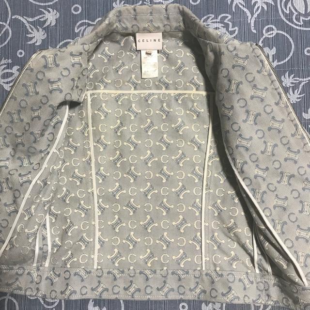 スーパーレア オールド セリーヌ マカダム デニムジャケット Gジャン 38 < ブランド スーパーレア オールド セリーヌ マカダム デニムジャケット Gジャン 38 < ブランドの