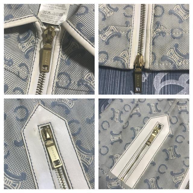 スーパーレア オールド セリーヌ マカダム デニムジャケット Gジャン 38 < ブランド スーパーレア オールド セリーヌ マカダム デニムジャケット Gジャン 38 < ブランドの