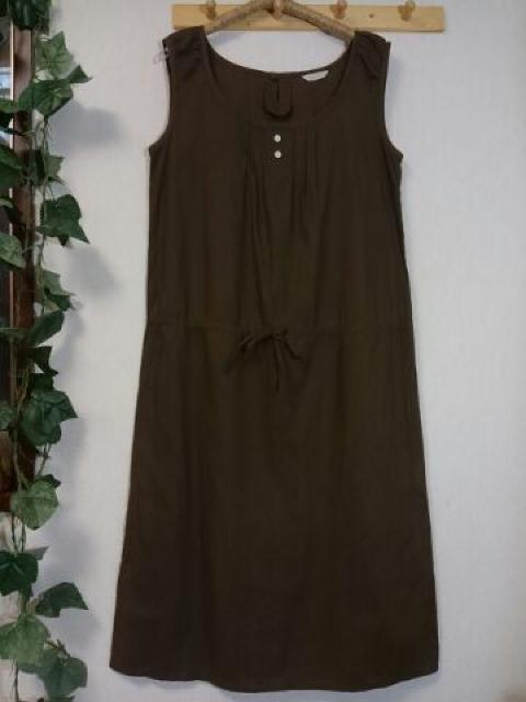 *DO! FAMILY* 綿麻ノースリワンピ *チョコブラウン* < ブランド *DO! FAMILY* 綿麻ノースリワンピ *チョコブラウン* < ブランドの