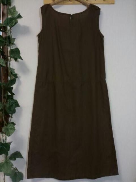 *DO! FAMILY* 綿麻ノースリワンピ *チョコブラウン* < ブランド *DO! FAMILY* 綿麻ノースリワンピ *チョコブラウン* < ブランドの