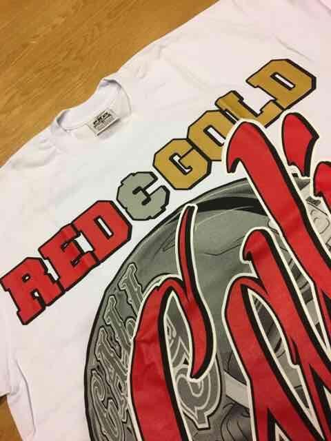 LAA  RED&GOLD  zCg   sizeXL    jt@bV 