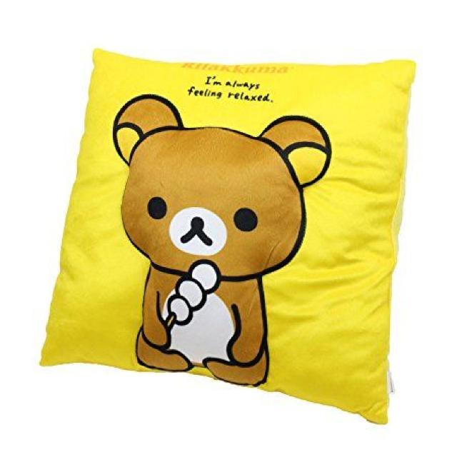 【リラックマ】可愛い♪ソファー.椅子に 半立体プリント BIGスクエアクッション < アニメ/コミック/キャラクター 【リラックマ】可愛い♪ソファー.椅子に 半立体プリント BIGスクエアクッション < アニメ/コミック/キャラクターの