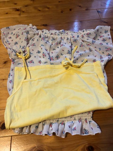 花柄シフォントップス難あり160 < キッズ/ベビー  花柄シフォントップス難あり160 < キッズ/ベビーの