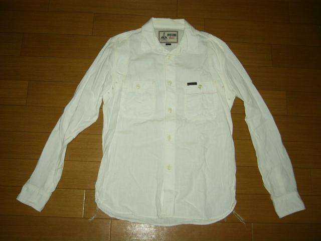 ヒステリックグラマーHYSTERIC GLAMOURワークシャツM白赤耳 < ブランド  ヒステリックグラマーHYSTERIC GLAMOURワークシャツM白赤耳  < ブランドの