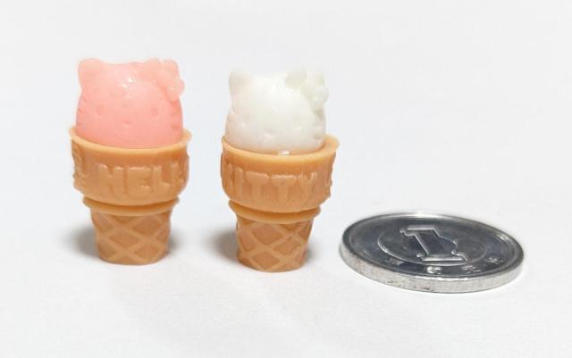 ミニチュア★キティ★アイスクリーム★ソフトクリーム★コーンアイス★ストロベリー★イチゴ★ピンク★色違いあります★ドールハウス★ < おもちゃ  ミニチュア★キティ★アイスクリーム★ソフトクリーム★コーンアイス★ストロベリー★イチゴ★ピンク★色違いあります★ドールハウス★ < おもちゃの