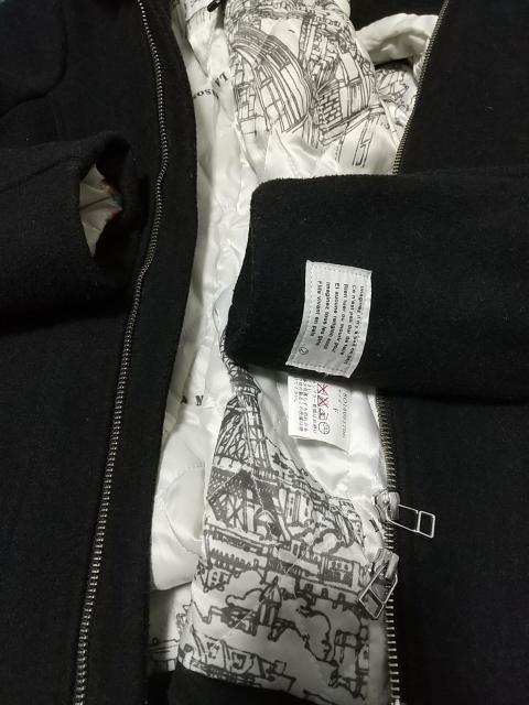 Rov Neo nature de rovtski ロングネック 裏地 キルティング ジップ ジャケット サイズ1 サイズF 黒 < ブランド  Rov Neo nature de rovtski ロングネック 裏地 キルティング ジップ ジャケット サイズ1 サイズF 黒 < ブランドの