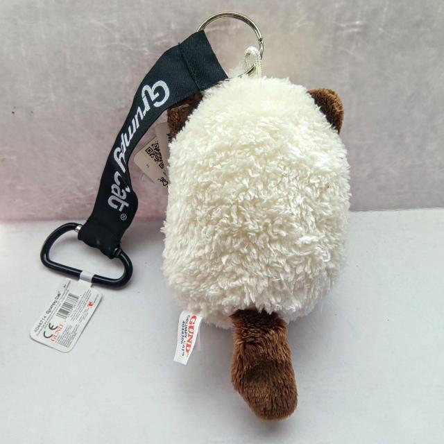 ストラップ グランピーキャット Grumpy Cat 【GUND ガンド】 不機嫌な猫 ネコ  ぬいぐるみ  キーホルダー < おもちゃ  ストラップ グランピーキャット Grumpy Cat 【GUND ガンド】 不機嫌な猫 ネコ  ぬいぐるみ  キーホルダー < おもちゃの