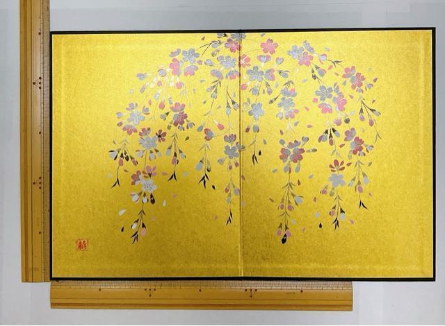 新品 紙屏風【桜金屏風 高さ 25cm】ひな祭り 雛飾り小道具 雛人形 お手持ちのお人形さんとご一緒に 未使用品 日本製 < インテリア/ライフ  新品 紙屏風【桜金屏風 高さ 25cm】ひな祭り 雛飾り小道具 雛人形 お手持ちのお人形さんとご一緒に 未使用品 日本製 < インテリア/ライフの