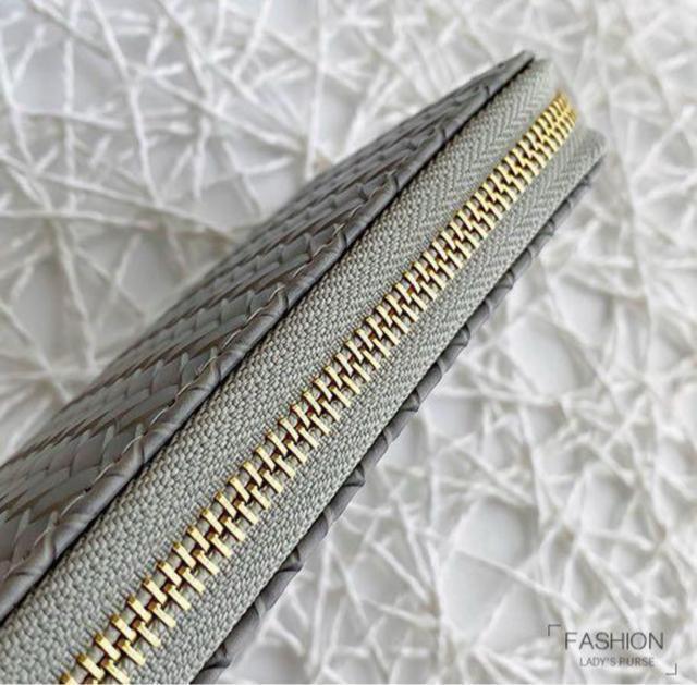 新品 未使用 長財布 編み込み グレー 韓国 財布 金 オルチャン レディース < 女性ファッション  新品 未使用 長財布 編み込み グレー 韓国 財布 金 オルチャン レディース < 女性ファッションの