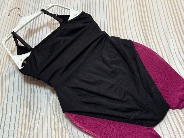 定番のブラック★肌触りの良いストレッチ素材★レッスン用キャミレオタード★Mサイズ < レジャー/スポーツ 定番のブラック★肌触りの良いストレッチ素材★レッスン用キャミレオタード★Mサイズ < レジャー/スポーツの