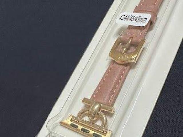 Apple Watch バンド 合皮 42/44/45mm ダークピンク+ゴールド < 女性アクセサリー/時計 Apple Watch バンド 合皮 42/44/45mm ダークピンク+ゴールド < 女性アクセサリー/時計の