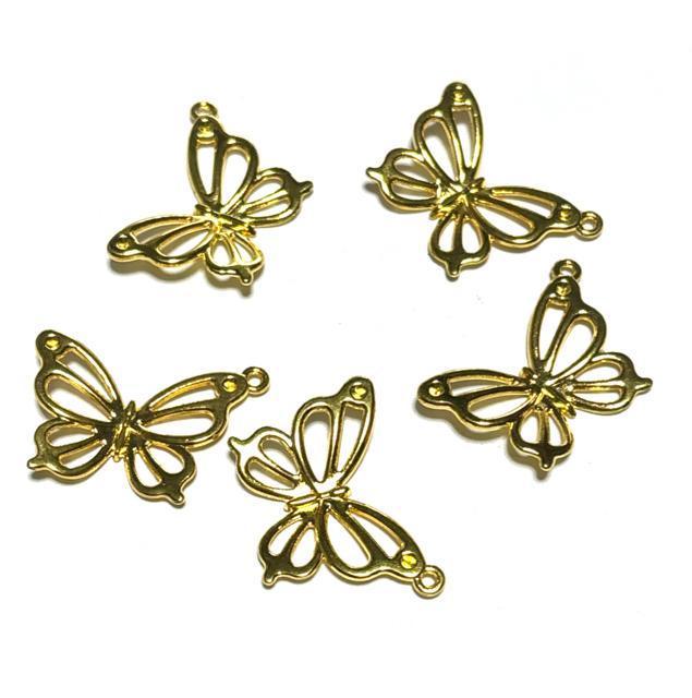 5050 半立体の蝶々 5個 金色 金属パーツ アクセサリーチャーム ハンドメイド材料 < ペット/手芸/園芸 5050 半立体の蝶々 5個 金色 金属パーツ アクセサリーチャーム ハンドメイド材料 < ペット/手芸/園芸の