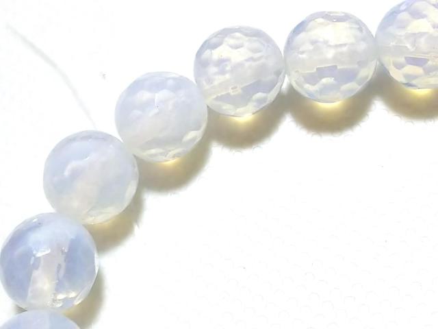 天然石★オパライト 8mm128面カット 半連 < 女性アクセサリー/時計 天然石★オパライト 8mm128面カット 半連 < 女性アクセサリー/時計の