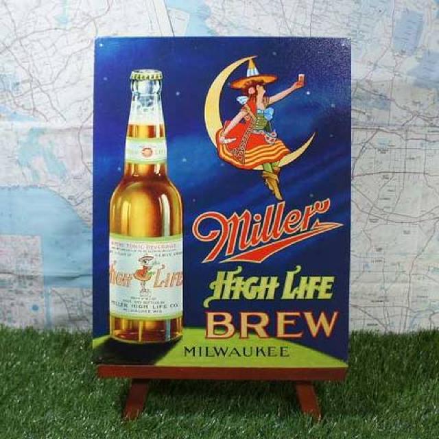 新品【ブリキ看板】Miller/ミラー High Life Brew < ホビー  新品【ブリキ看板】Miller/ミラー High Life Brew  < ホビーの