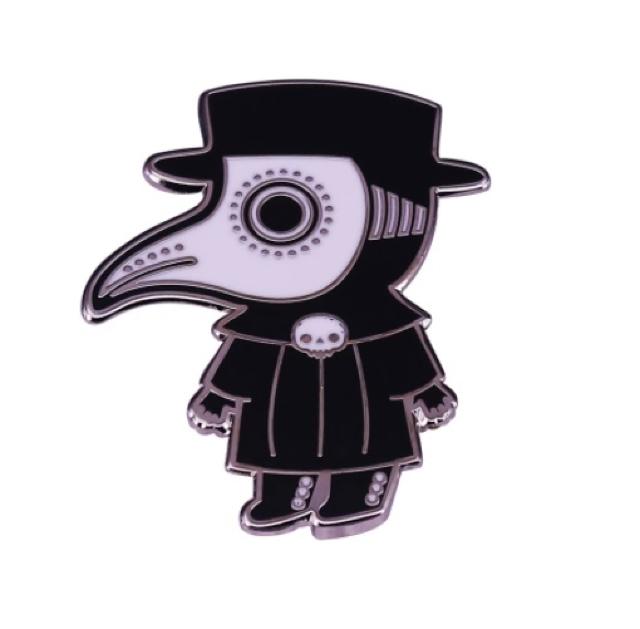新品 ペスト医師 ピンブローチ ピンバッジ ピンズ < 男性アクセサリー/時計  新品 ペスト医師 ピンブローチ ピンバッジ ピンズ  < 男性アクセサリー/時計の