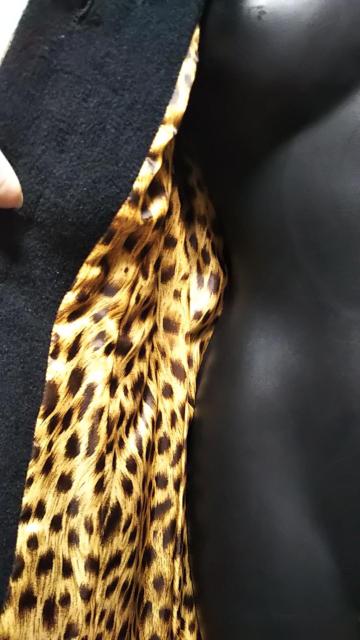 ☆セシルマクビーウール混アンゴラショートコート☆超美品裏地ヒョウ柄 < 女性ファッション  ☆セシルマクビーウール混アンゴラショートコート☆超美品裏地ヒョウ柄 < 女性ファッションの