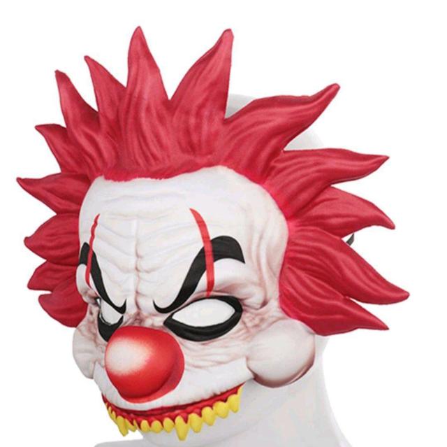新品★パンクピエロフェイスカバー/レッド < 女性ファッション  新品★パンクピエロフェイスカバー/レッド < 女性ファッションの