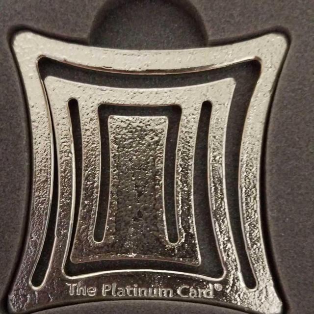 非売品American Expressプラチナカード所有者だけのミニオブジェ < インテリア/ライフ  非売品American Expressプラチナカード所有者だけのミニオブジェ < インテリア/ライフの