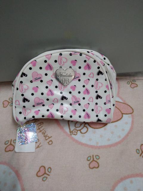 TRALALA☆ドット×ハート柄半月型ポーチ < ブランド TRALALA☆ドット×ハート柄半月型ポーチ < ブランドの