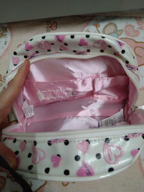 TRALALA☆ドット×ハート柄半月型ポーチ < ブランド TRALALA☆ドット×ハート柄半月型ポーチ < ブランドの