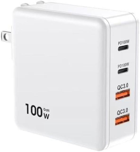 充電器 タイプc 100w PD 急速充電器 4ポート同時充電 軽量 小型 USB PSE認証 GaN技術搭載 折りたたみ式プラグ < 家電/AV 充電器 タイプc 100w PD 急速充電器 4ポート同時充電 軽量 小型 USB PSE認証 GaN技術搭載 折りたたみ式プラグ < 家電/AVの