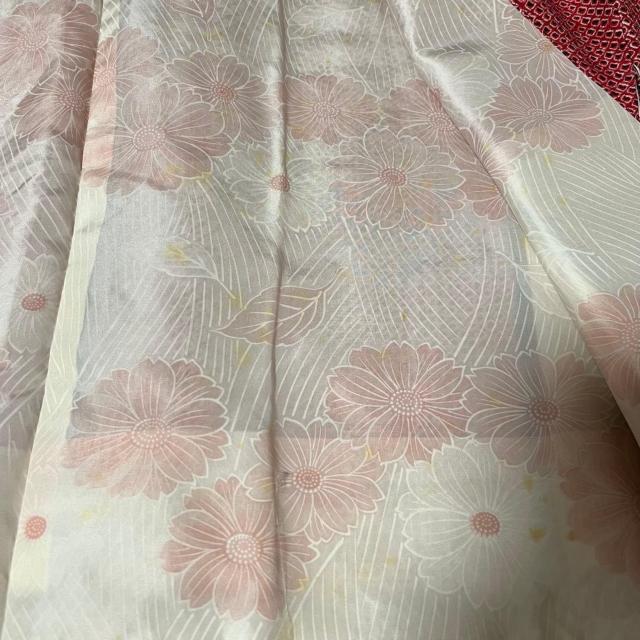 未使用 羽織 しぼり 正絹 赤系 しつけ有 絞 着用可 リメイクにも < 女性ファッション 未使用 羽織 しぼり 正絹 赤系 しつけ有 絞 着用可 リメイクにも < 女性ファッションの