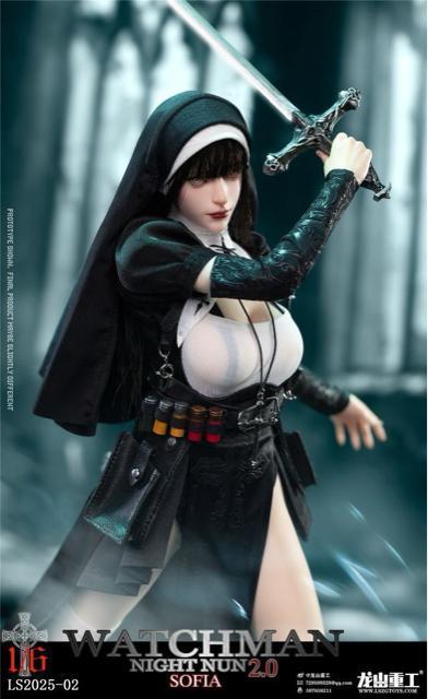 龍山重工 LS2025-02A カトリック修道女 WATCHMAN NIGHT NUN 2.0 SOFIA DX ver 1/6 < ホビー 龍山重工 LS2025-02A カトリック修道女 WATCHMAN NIGHT NUN 2.0 SOFIA DX ver 1/6 < ホビーの
