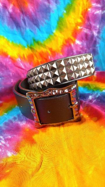 ピラミッドスタッズがカッコイイ(´艸`)ベルト†パンクロックV系 < 女性ファッション ピラミッドスタッズがカッコイイ(´艸`)ベルト†パンクロックV系 < 女性ファッションの