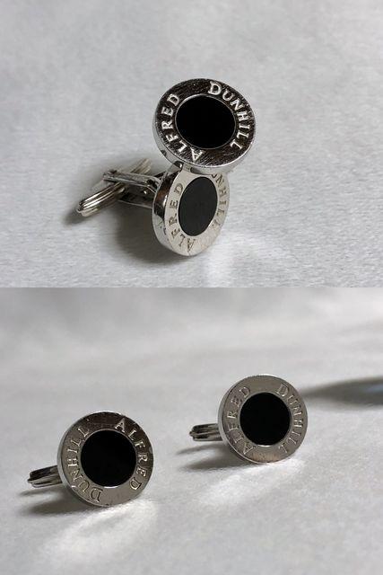 正規限定 アルフレッドダンヒルdunhill オニキス×925カフス 黒 カフリンクス ブランドアイコンボタン ラウンドエンブレム < ブランド 正規限定 アルフレッドダンヒルdunhill オニキス×925カフス 黒 カフリンクス ブランドアイコンボタン ラウンドエンブレム < ブランドの