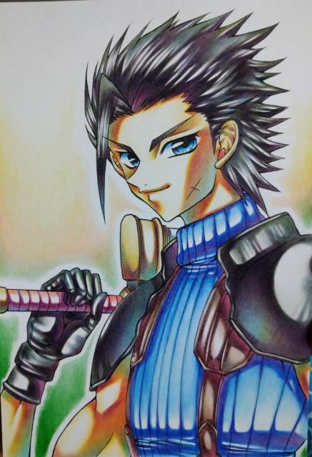 手描きイラスト**FF7**ザックス < アニメ/コミック/キャラクター  手描きイラスト**FF7**ザックス  < アニメ/コミック/キャラクターの