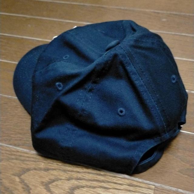 CAT FACEパッチCAP ネイビー アジャスタブルフィット < 女性ファッション  CAT FACEパッチCAP ネイビー アジャスタブルフィット < 女性ファッションの