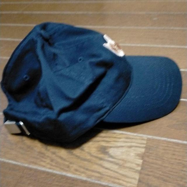 CAT FACEパッチCAP ネイビー アジャスタブルフィット < 女性ファッション  CAT FACEパッチCAP ネイビー アジャスタブルフィット < 女性ファッションの