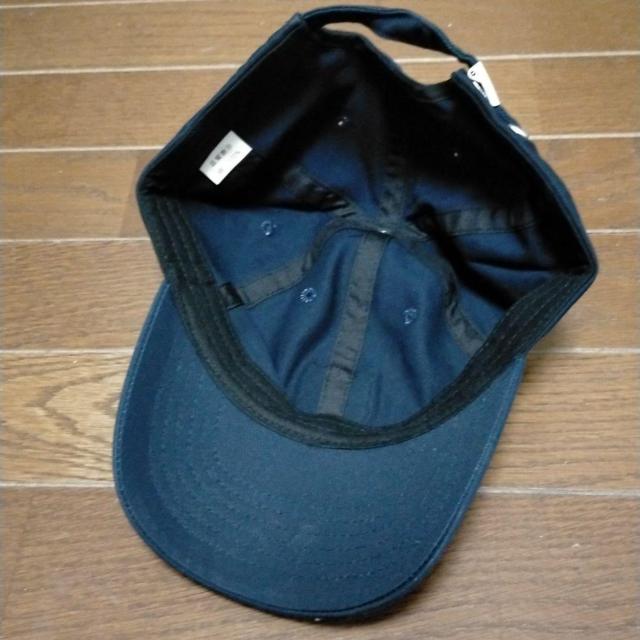 CAT FACEパッチCAP ネイビー アジャスタブルフィット < 女性ファッション  CAT FACEパッチCAP ネイビー アジャスタブルフィット < 女性ファッションの