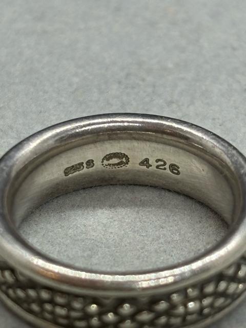 即決 GEORG JENSEN 925 リング 指輪 10号 < ブランド  即決 GEORG JENSEN 925 リング 指輪 10号 < ブランドの