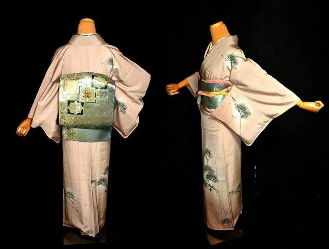 【最高級】新品同様 暈し染め 手描きの松 付下げ 身丈158cm 裄丈63cm T3522 < 女性ファッション  【最高級】新品同様 暈し染め 手描きの松 付下げ 身丈158cm 裄丈63cm T3522 < 女性ファッションの