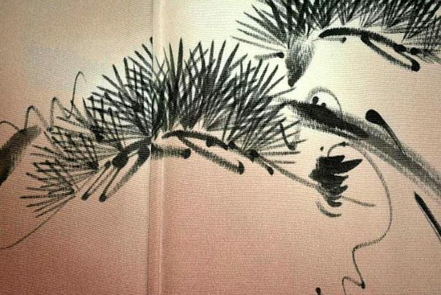 【最高級】新品同様 暈し染め 手描きの松 付下げ 身丈158cm 裄丈63cm T3522 < 女性ファッション  【最高級】新品同様 暈し染め 手描きの松 付下げ 身丈158cm 裄丈63cm T3522 < 女性ファッションの