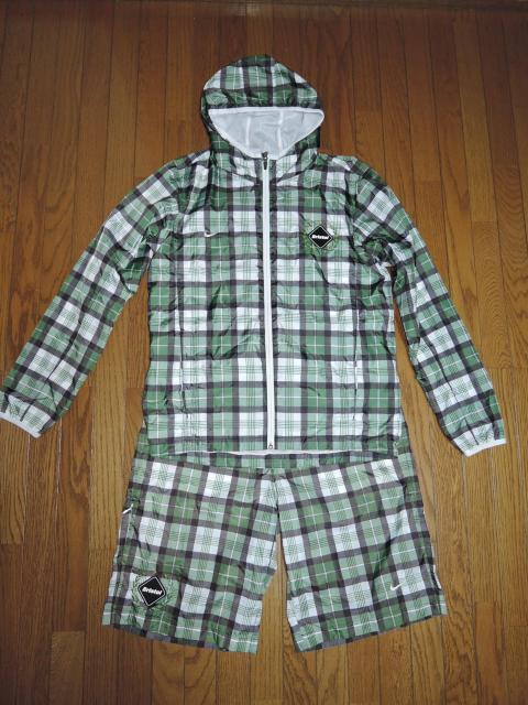 F.C.REAL BRISTOL×NIKEチェック柄パーカージャケット+ショーツ セットアップ FCRBブリストル ハーフパンツ < ブランド  F.C.REAL BRISTOL×NIKEチェック柄パーカージャケット+ショーツ セットアップ FCRBブリストル ハーフパンツ < ブランドの