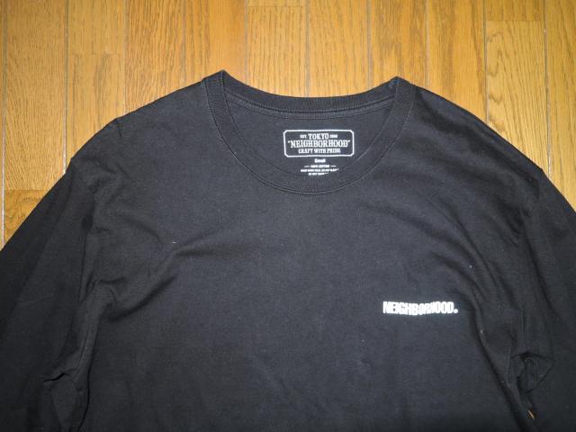 NEIGHBORHOOD ネイバーフッド ロンTシャツ S 黒 ブラック 長袖Tシャツ カットソー < ブランド  NEIGHBORHOOD ネイバーフッド ロンTシャツ S 黒 ブラック 長袖Tシャツ カットソー < ブランドの
