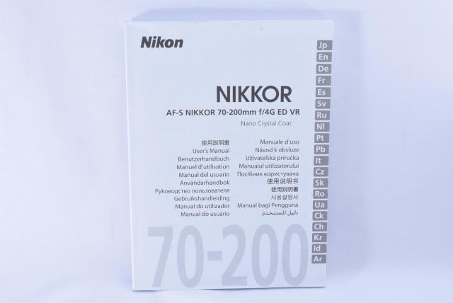 i NIKON AF-S 70-200mm f/4G ED VR 戵   Ɠd/AV 