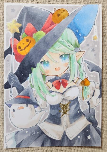 イラスト原画:ハロウィン魔女さん < アニメ/コミック/キャラクター  イラスト原画:ハロウィン魔女さん < アニメ/コミック/キャラクターの