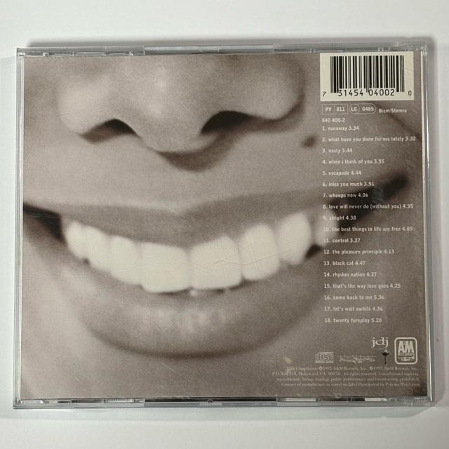 JANET JACKSON / DESIGN OF A DECAD 1986-1996  CD/DVD/rfI 