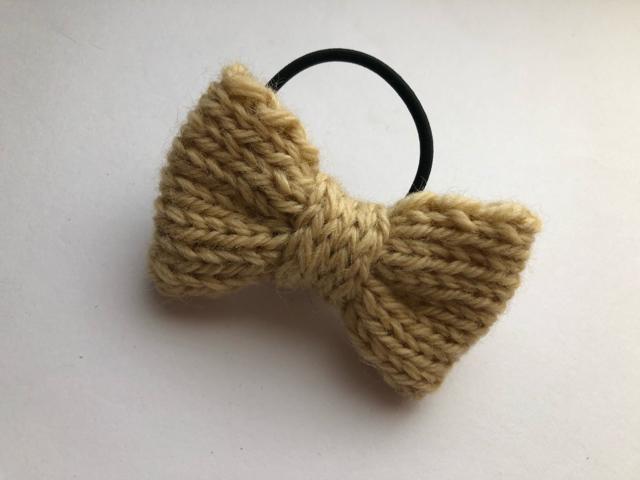ハンドメイド ヘアゴム ぷっくりリボン♪ ウール SM2好き < 女性ファッション  ハンドメイド ヘアゴム ぷっくりリボン♪ ウール SM2好き < 女性ファッションの