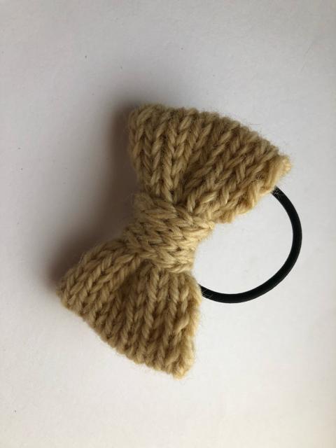 ハンドメイド ヘアゴム ぷっくりリボン♪ ウール SM2好き < 女性ファッション  ハンドメイド ヘアゴム ぷっくりリボン♪ ウール SM2好き < 女性ファッションの